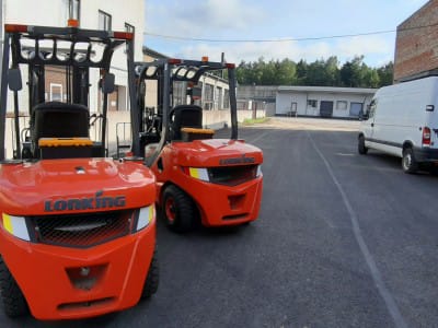 Diesel forklift D3500 delivery to the company "GRAANUL INVEST" 4